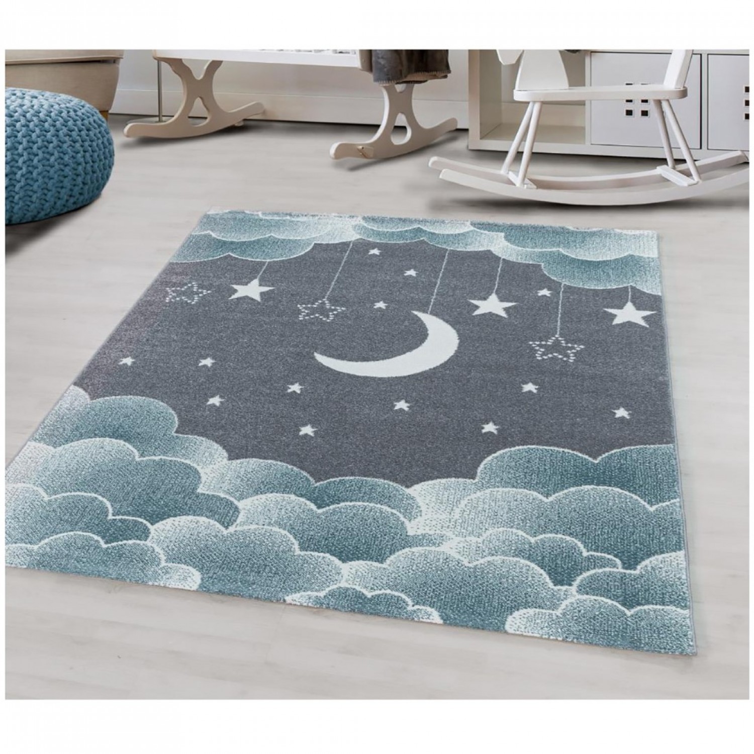Παιδικό Χαλί Frieze Kids 2101A Blue - 160x230 cm 3