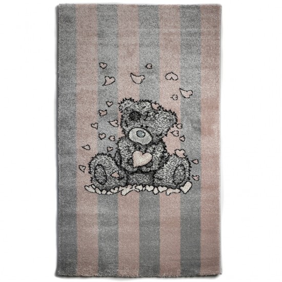 Παιδικό Χαλί Frieze Kids 0050A Pink - 080x150 cm