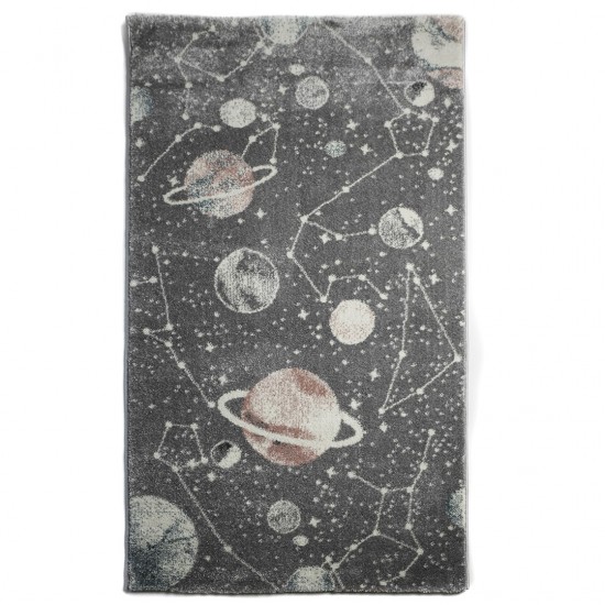 Παιδικό Χαλί Frieze Kids 0051A Pink/Blue - 80x150 cm