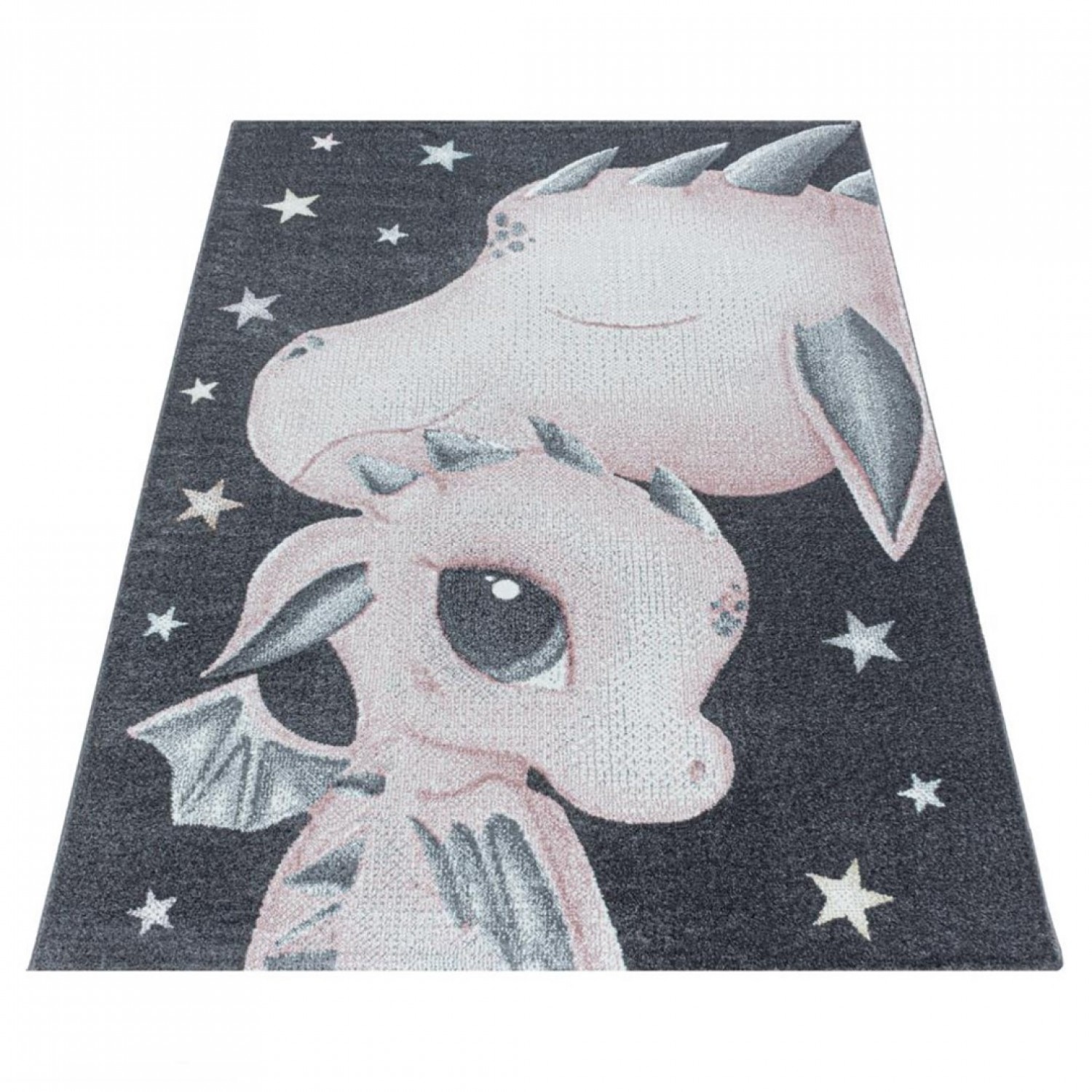 Παιδικό Χαλί Frieze Kids 2107A Pink - 080x150 cm 4
