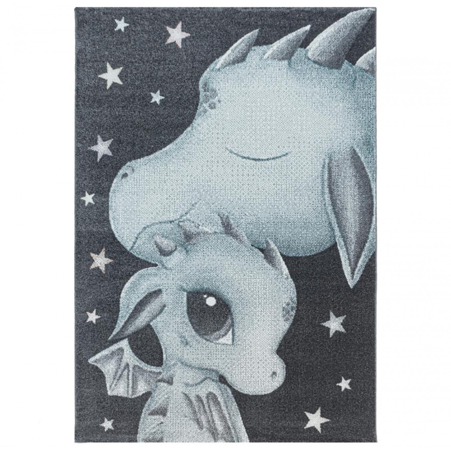 Παιδικό Χαλί Frieze Kids 2107A Blue - 080x150 cm 2