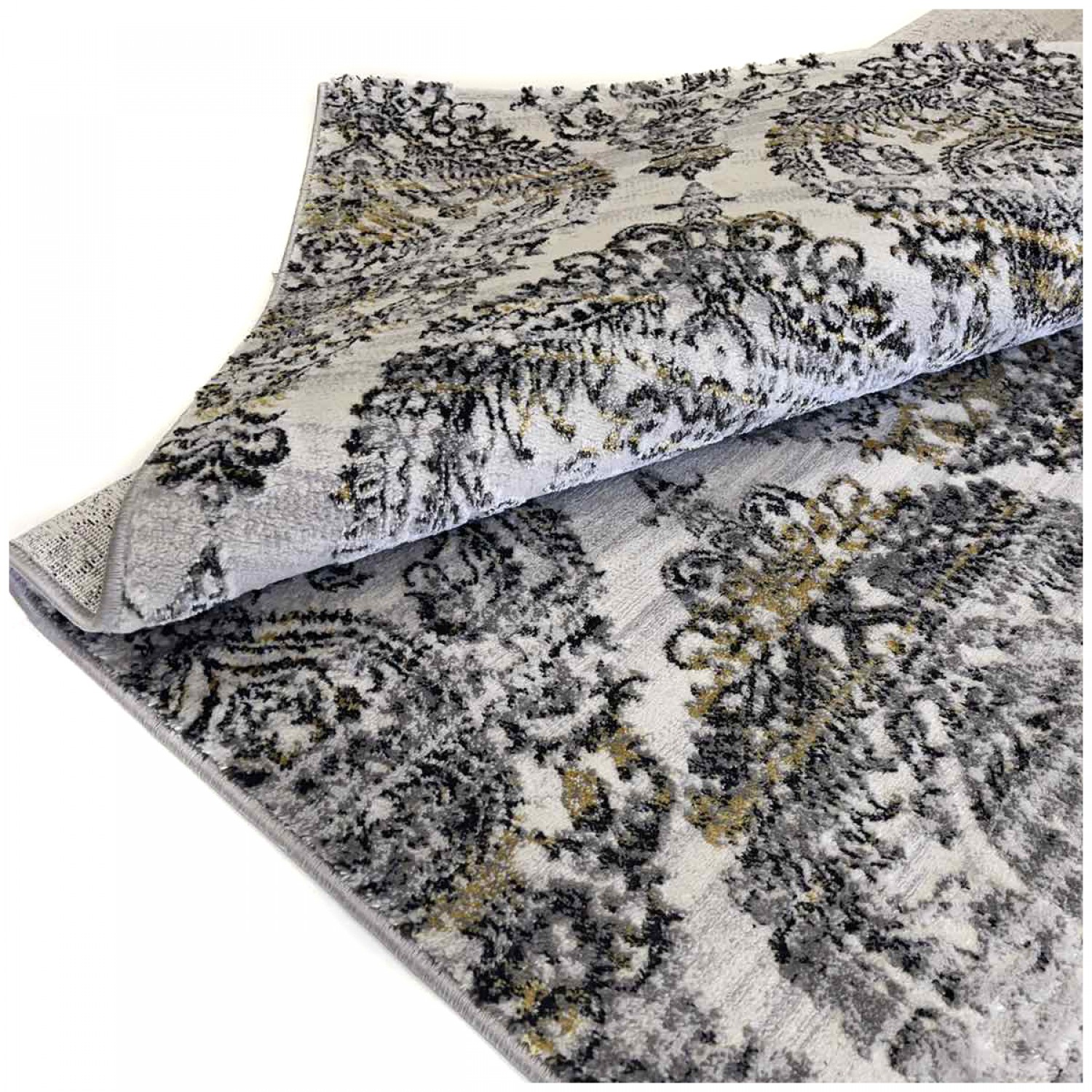 Μοντέρνο Χαλί Antik 6087A Light Grey/Anthracite-200x290cm 4