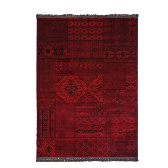 Χαλιά Κρεβατοκάμαρας (Σετ 3τμχ) Afgan 7675A D.RED Royal Carpet