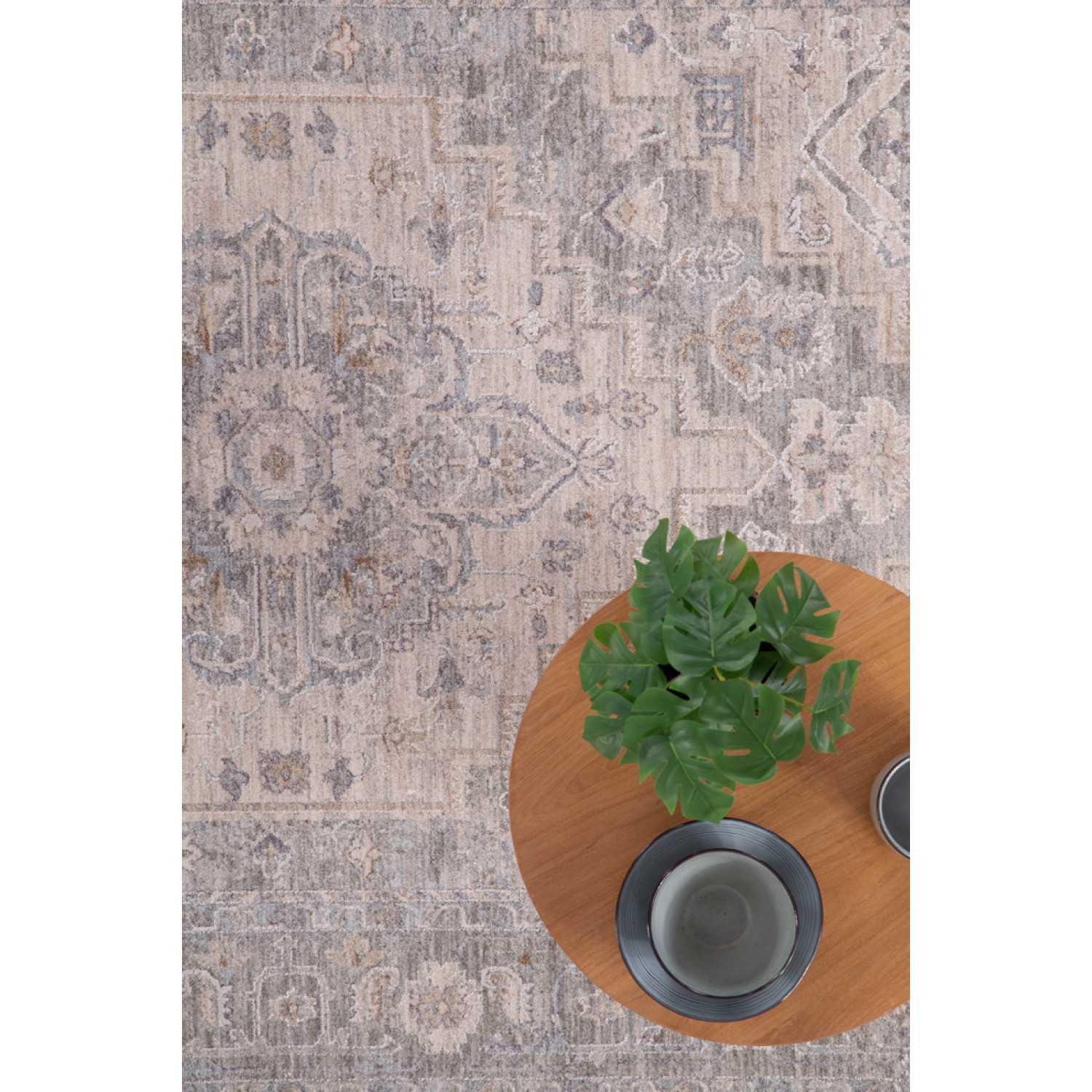 Κλασικό Χαλί Tabriz 647 L.GREY Royal Carpet - 240 x 360 cm 4