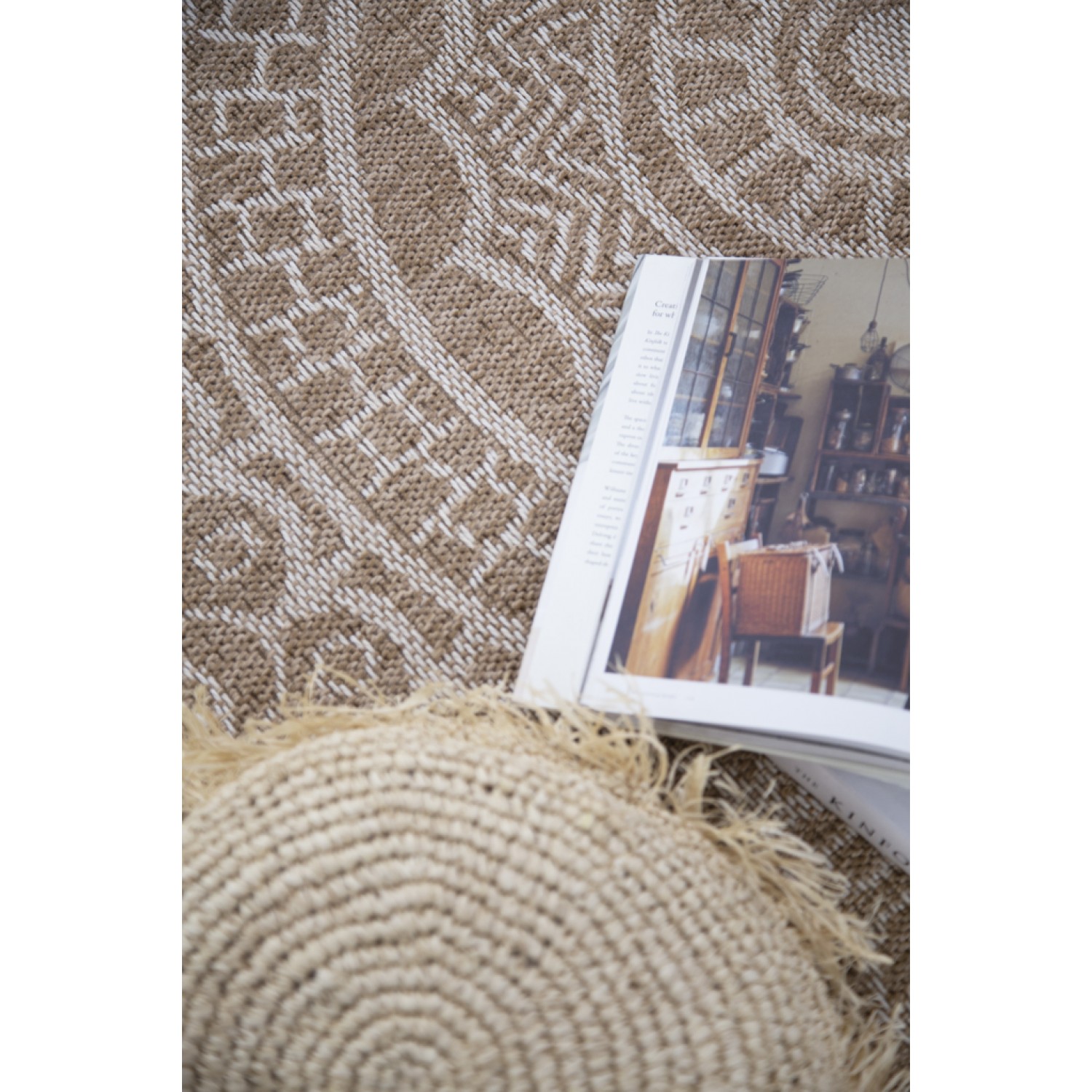 Χαλί Avanos 8893 WHITE Royal Carpet - 200 x 200 cm 4